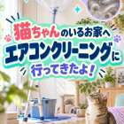 今日は、猫ちゃんのいるお家へエアコンクリーニングに行ってきた...