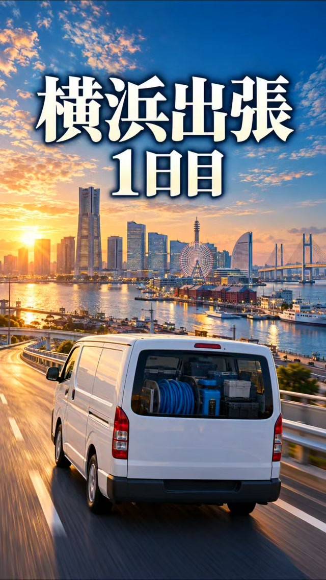 横浜出張1日目！🚐💨